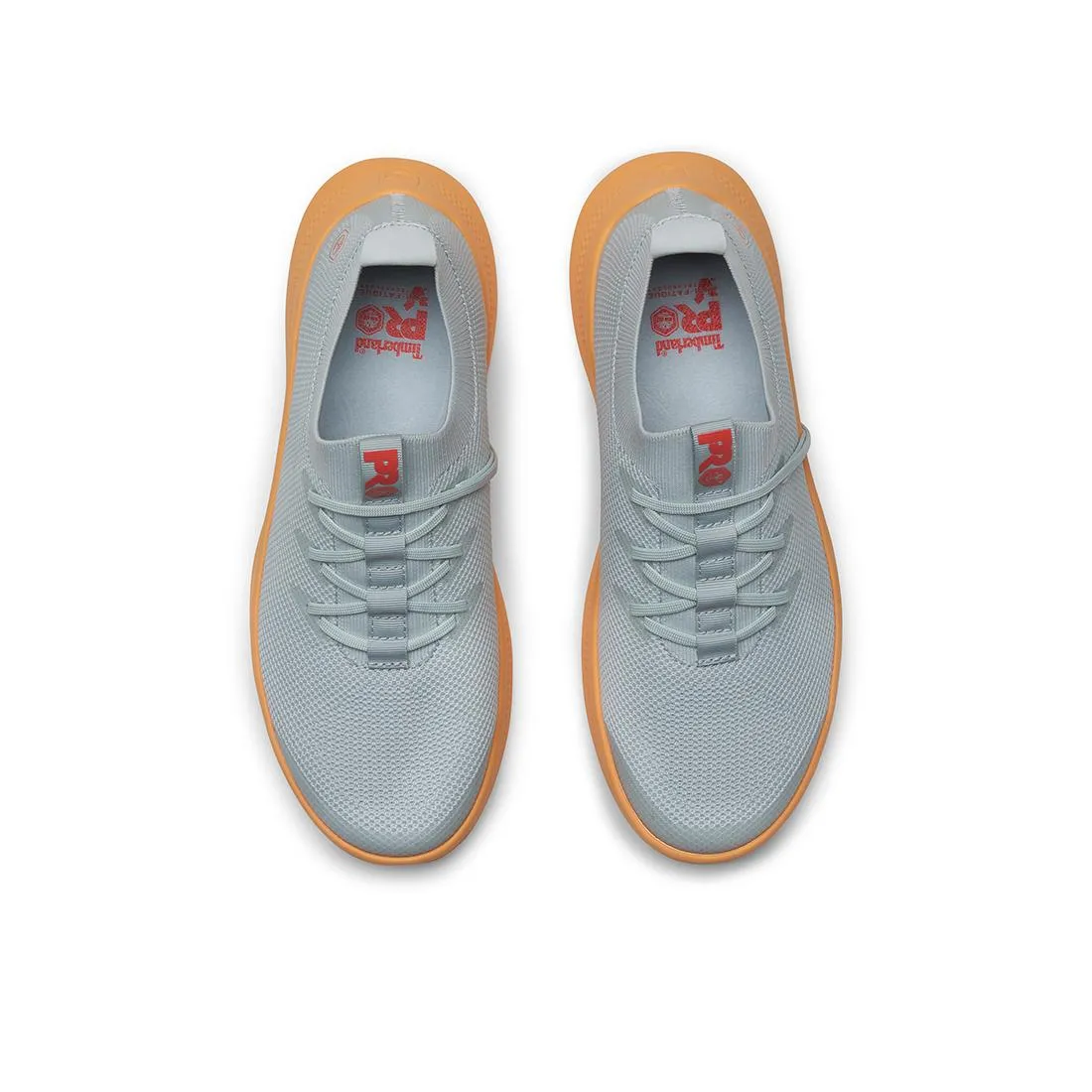Solace Slipon Knit Work Shoe Grey/Orange