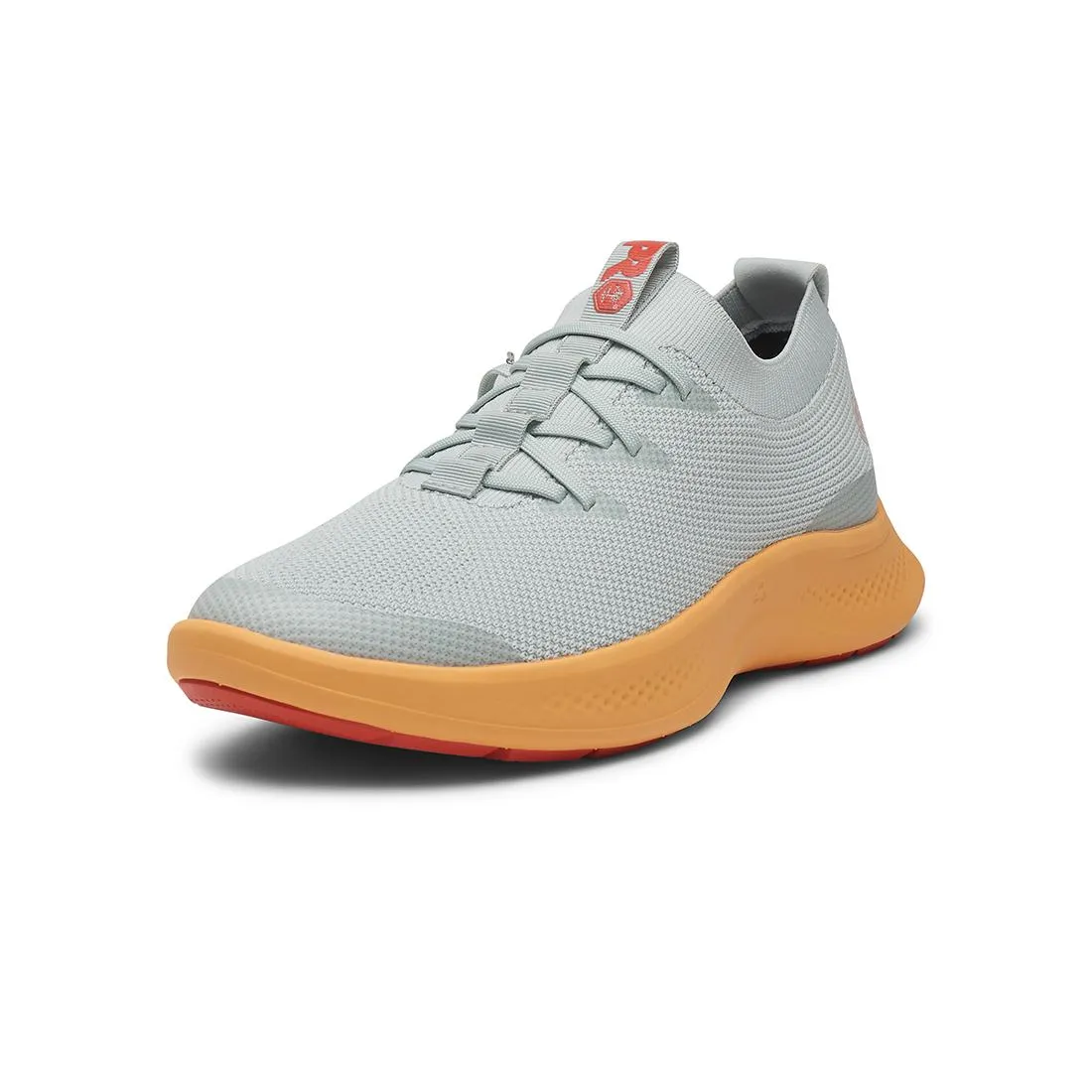 Solace Slipon Knit Work Shoe Grey/Orange