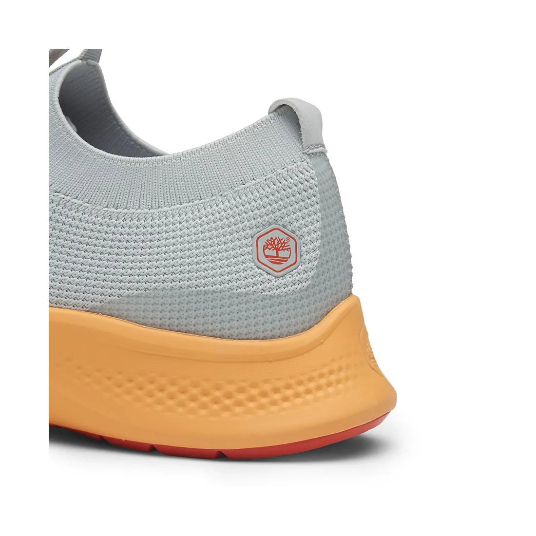 Solace Slipon Knit Work Shoe Grey/Orange