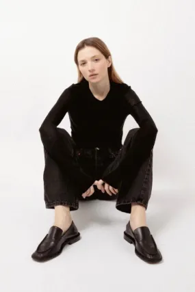 Souliers Martinez - Rio Loafer: Black