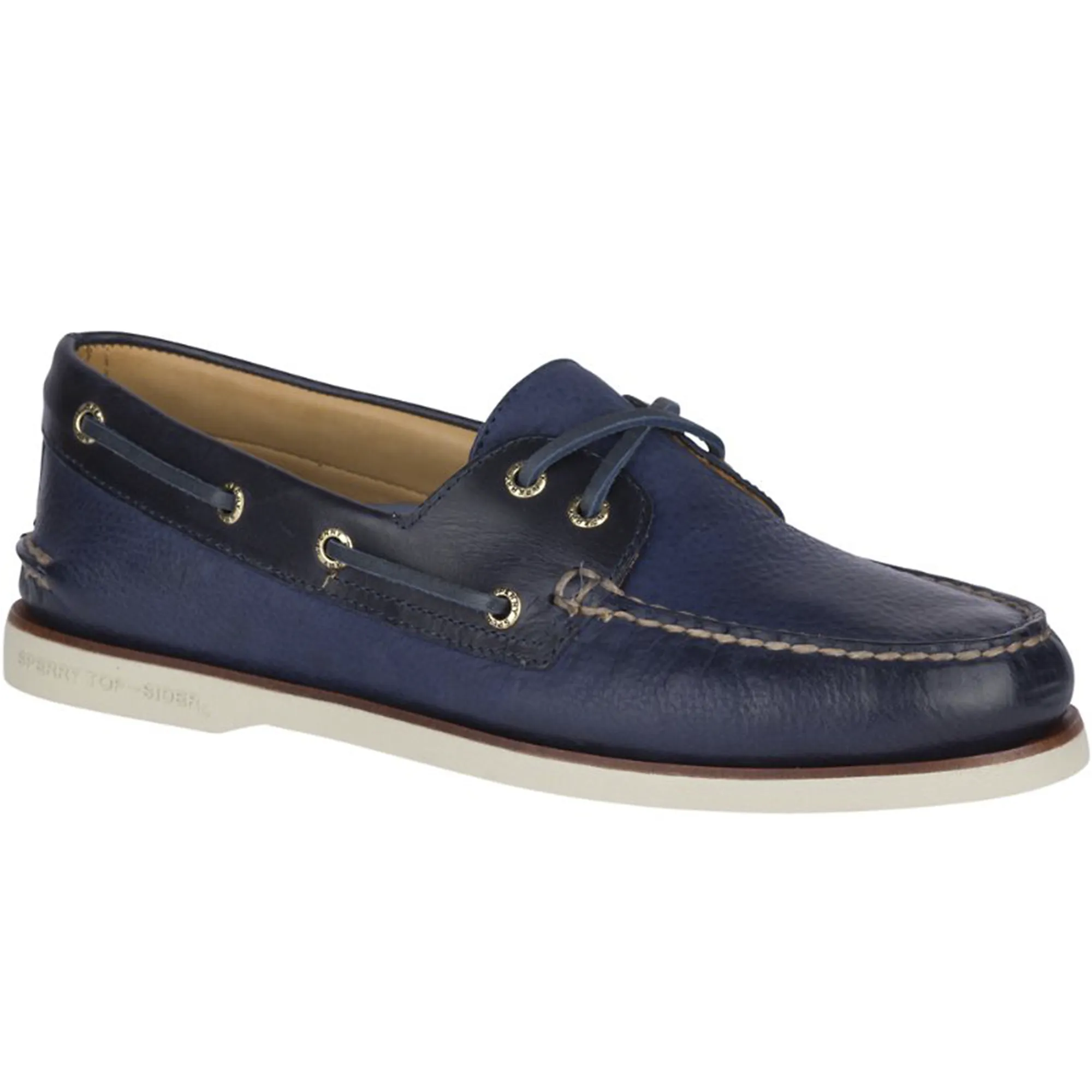 Sperry Men's Gold Cup Authentic Original Rivingston Navy Boat Shoes (STS19320)