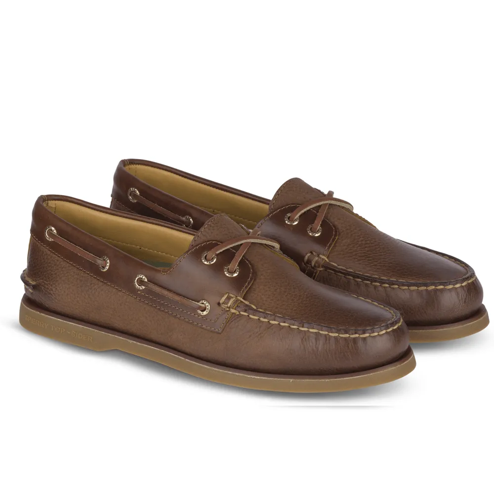 Sperry Men's Gold Cup Authentic Original Rivingston Tan Boat Shoes (STS19319)