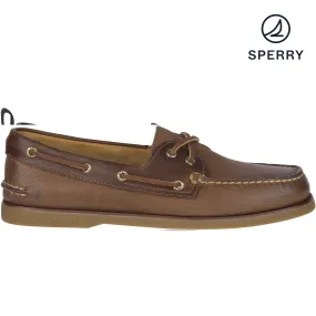 Sperry Men's Gold Cup Authentic Original Rivingston Tan Boat Shoes (STS19319)