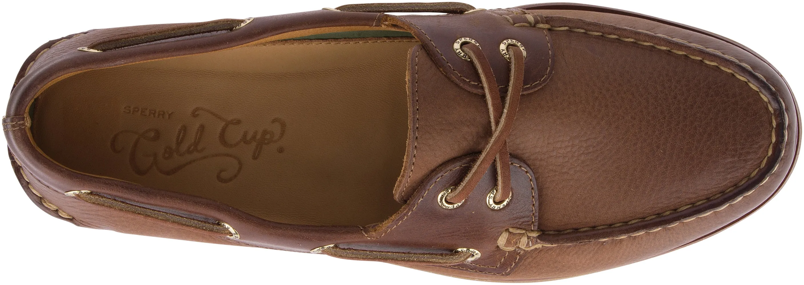 Sperry Men's Gold Cup Authentic Original Rivingston Tan Boat Shoes (STS19319)