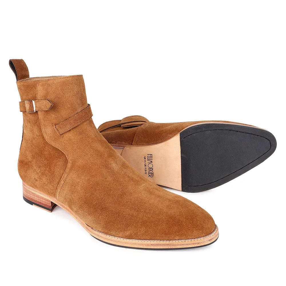 Tan Suede Modern Jodhpur Boots