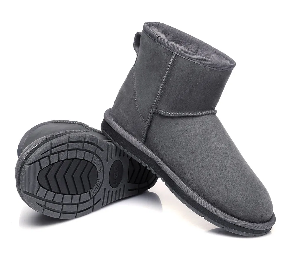 UGG Kids Boots Sheepskin Wool Mini Classic Ankle Boots Water Resistant Nonslip