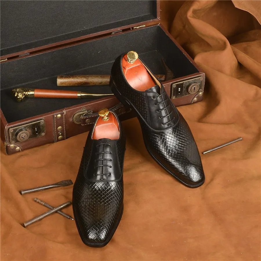 Veltique Croctex Lace-Up Elegance