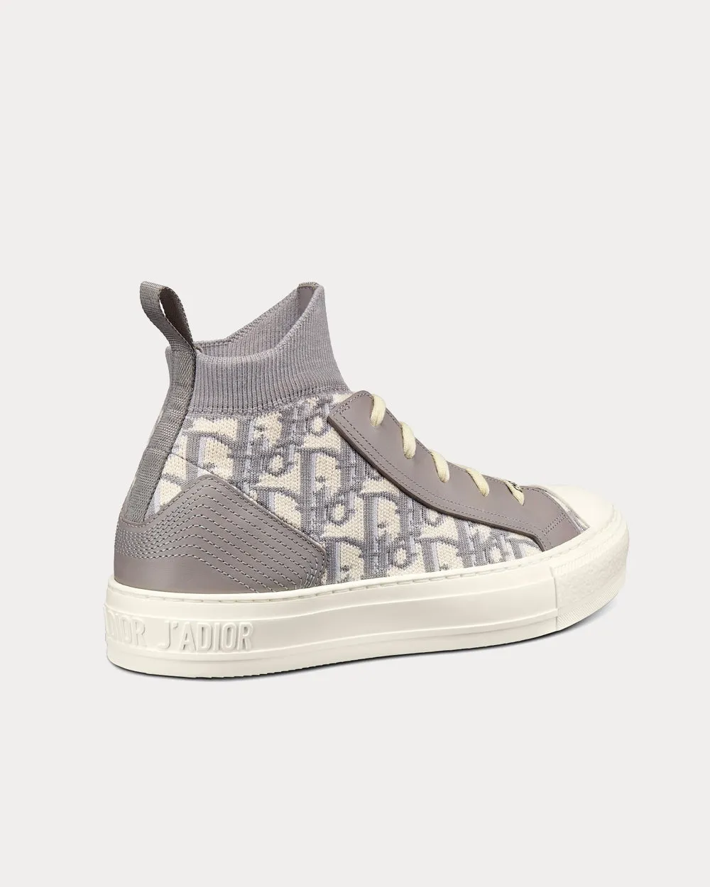 Walk'N'Dior Gray Dior Oblique Technical Mesh Low Top Sneakers