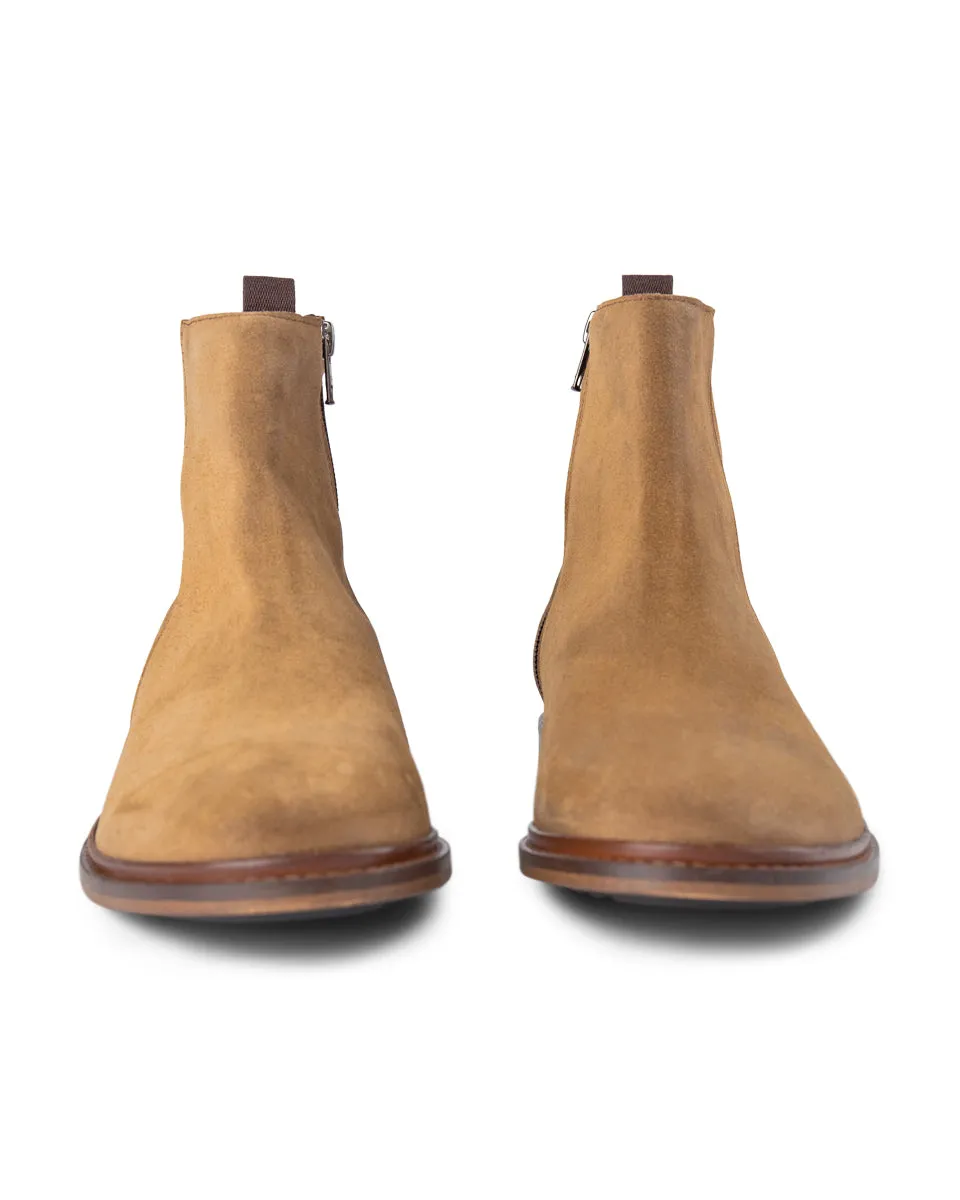 Wesley Suede Boot - TOBACCO