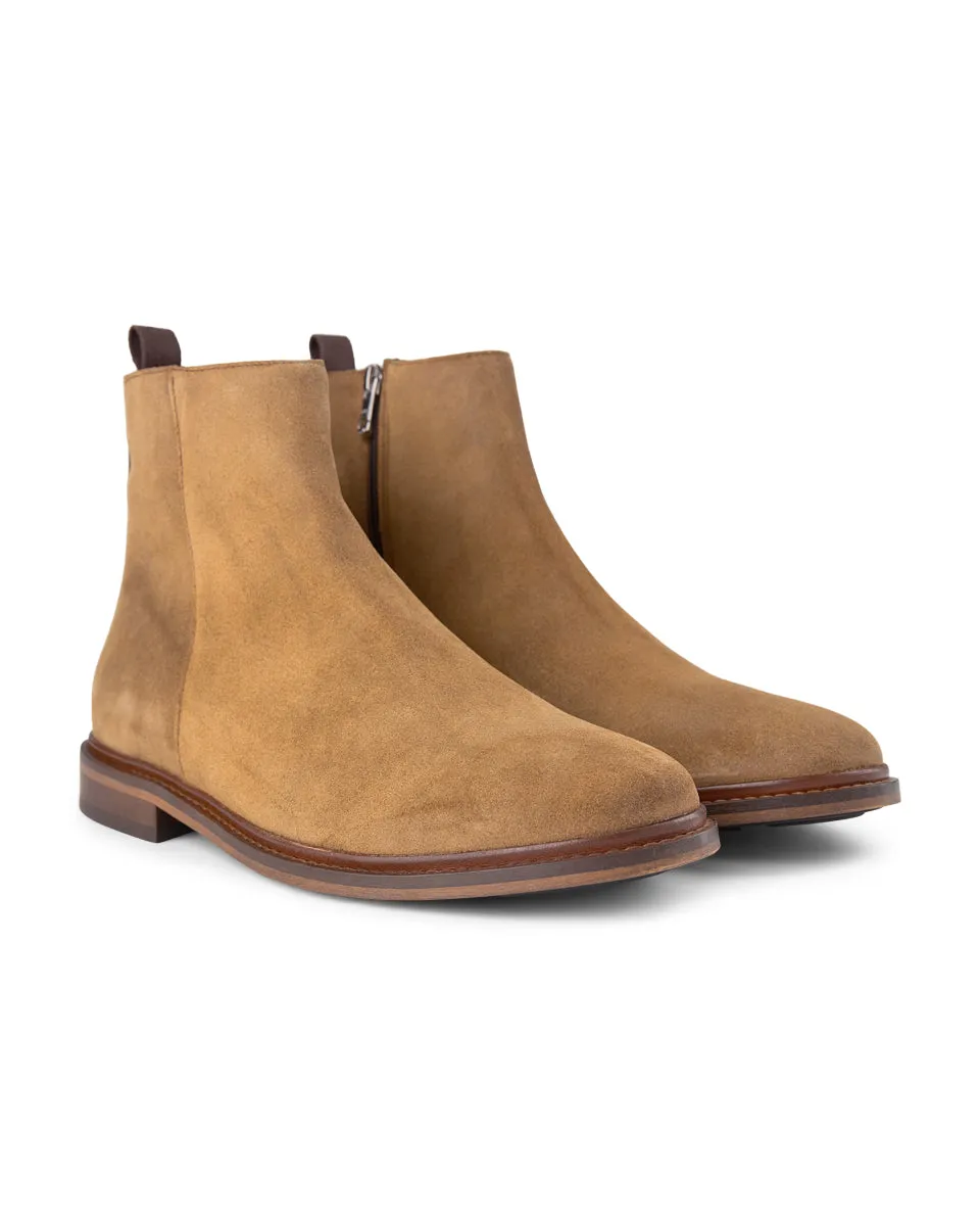 Wesley Suede Boot - TOBACCO