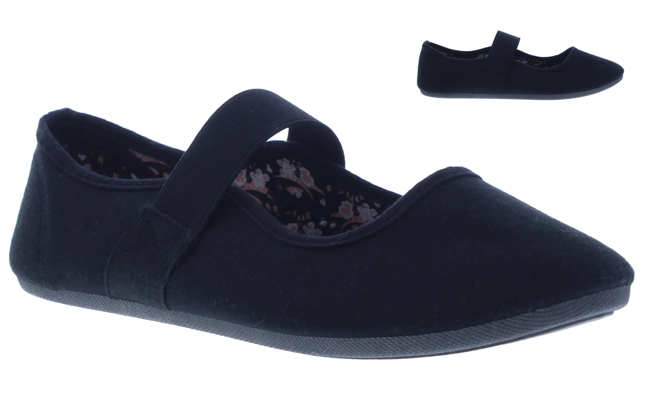 Women Canvas Slip-on with Elastic