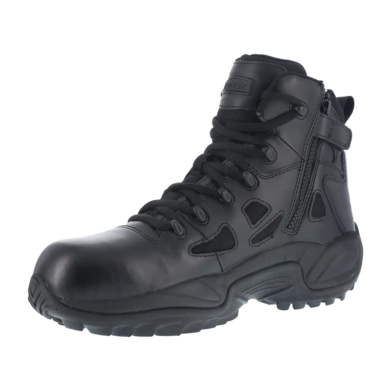 Women's Rapid Response Rb 6 Inch Composite-Toe Tactical Work Boot Black
