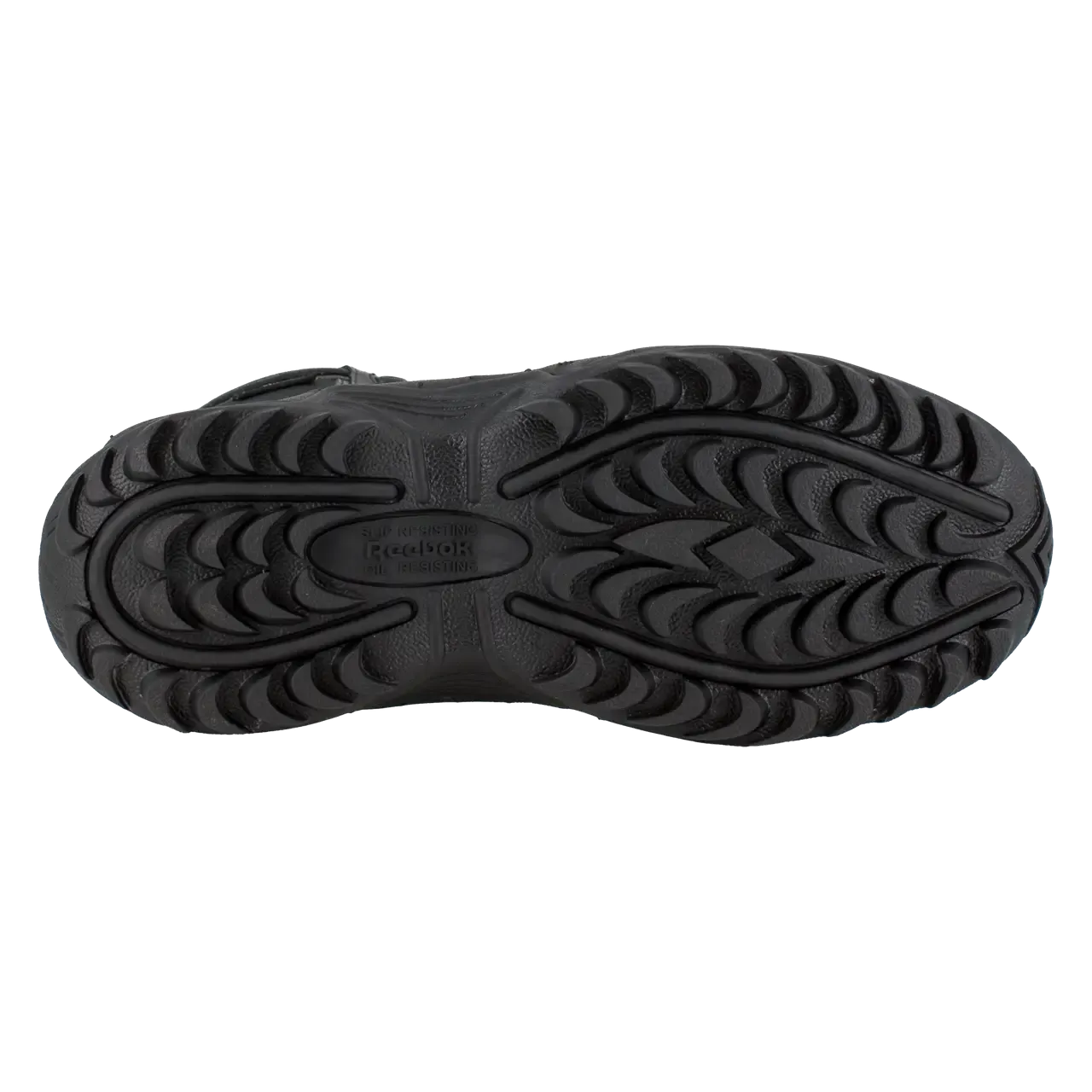 Women's Rapid Response Rb 8 Inch Soft-Toe Waterproof Military Work Boot Black